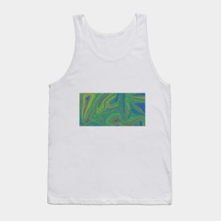 Greenish art piece. Tank Top